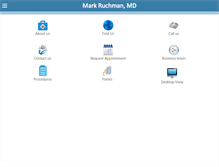 Tablet Screenshot of drmarkruchman.com